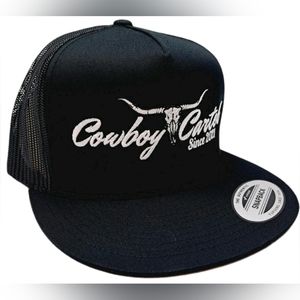 Cowboy Cartel Embroidered Yupoong Trucker Western Country Outlaw Music Rodeo Rid